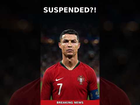 Portugal Just Suspended Ronaldo — After He Walked Out
