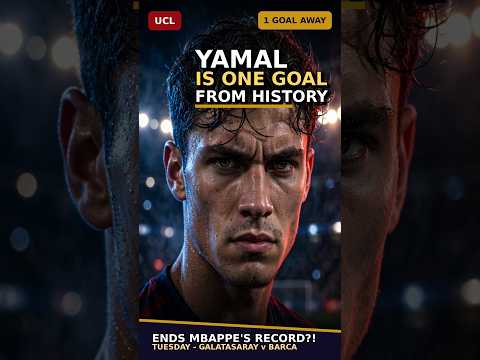 Yamal Is ONE Goal From Ending Mbappé's Record!